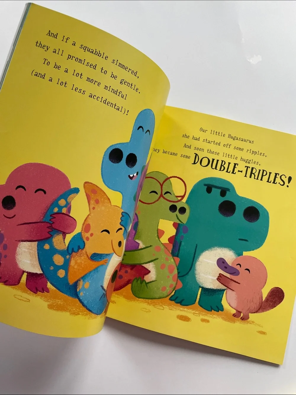 ๐ 4/$20 The Hugasaurus | Children's Book | Paperback Kids Books - Picture 3 of 4